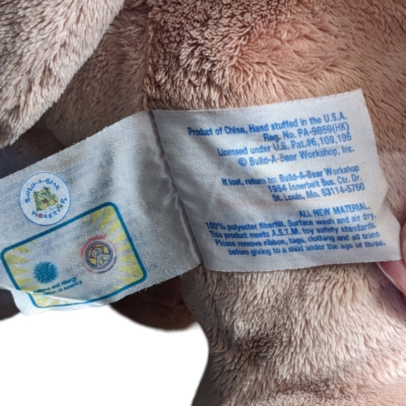 Build a Bear Set of 2 Brown with Spots Plush Stuffed Toy Puppy Dogs - Picture 10 of 14